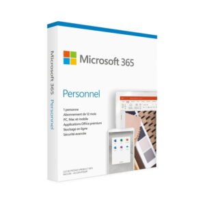 Microsoft 365 Personnel Français - 1 an / 1 PC (QQ2-01416)