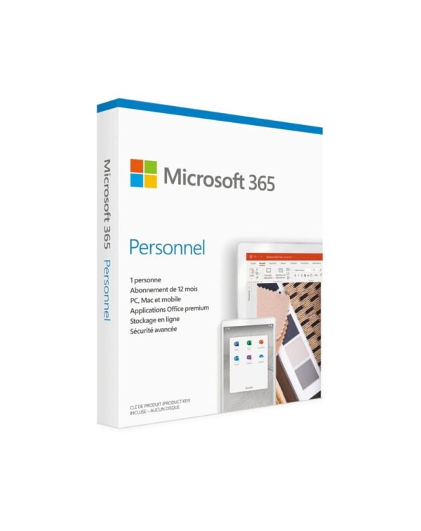 Microsoft 365 Personnel Français - 1 an / 1 PC (QQ2-01416)