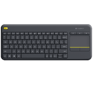 LOGITECH Wireless Touch Keyboard K400 Plus Noir
