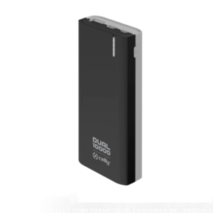 Banque d'alimentation CELLY PBDUAL10000 Noir - POWERBANK DUAL 10000MAH (PBDUAL10000BK)