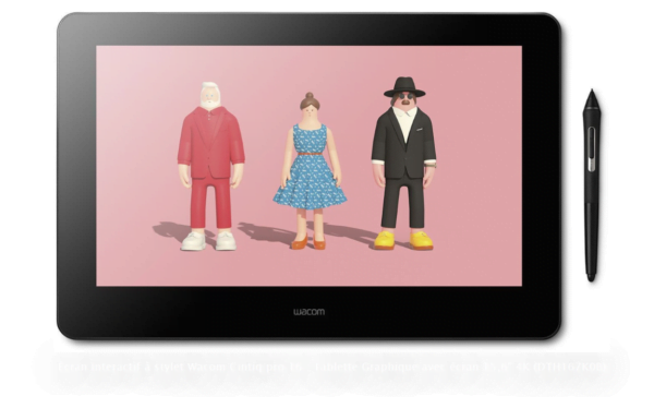 Écran interactif à stylet Wacom Cintiq pro 16 : Tablette Graphique avec écran 15,6" 4K (DTH167K0B)